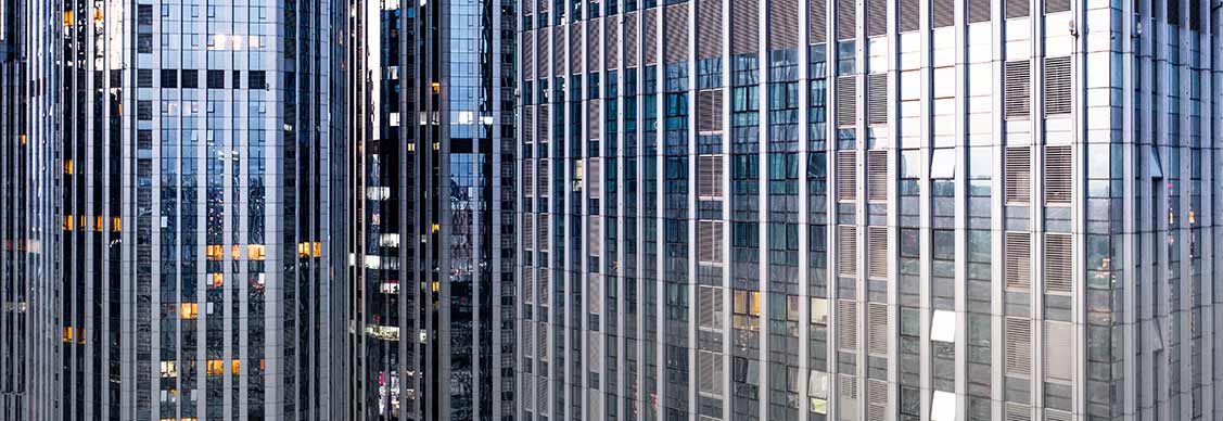 glass buildings