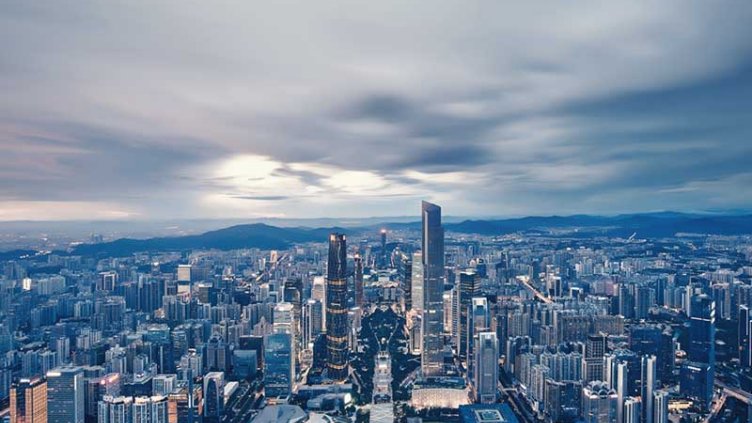 The scenery of Guangzhou CBD