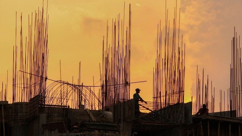 man working on a construction site 