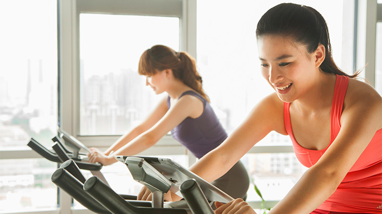 Womens at gym