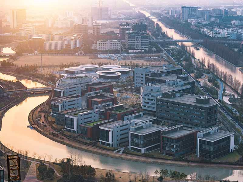 City aerial view