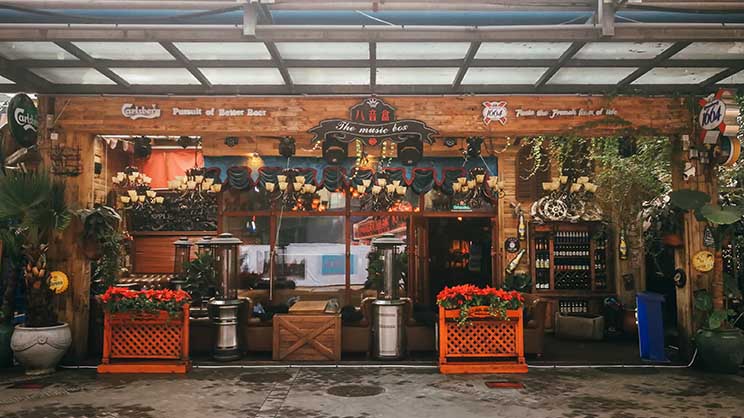 Exterior of a shop