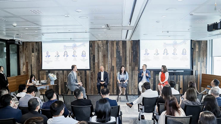 people attending meeting