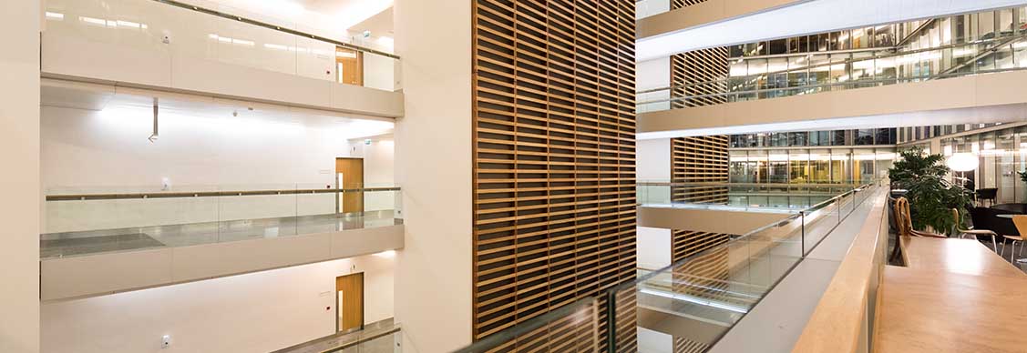 Interior view of building