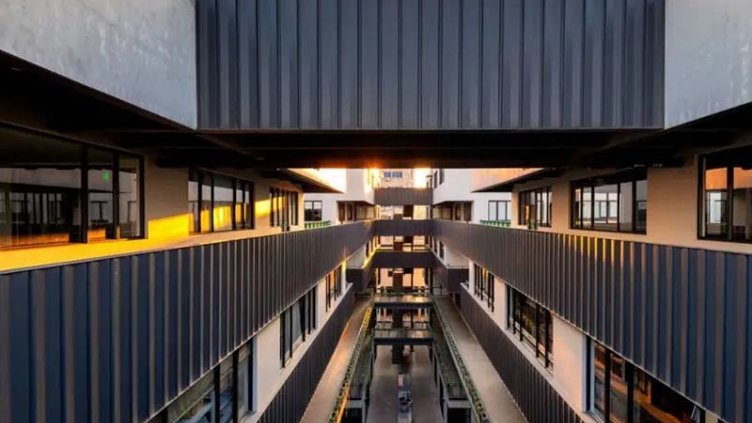 Inside building view