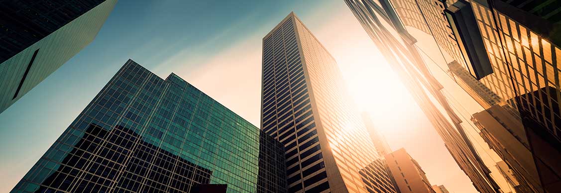 Glass building 