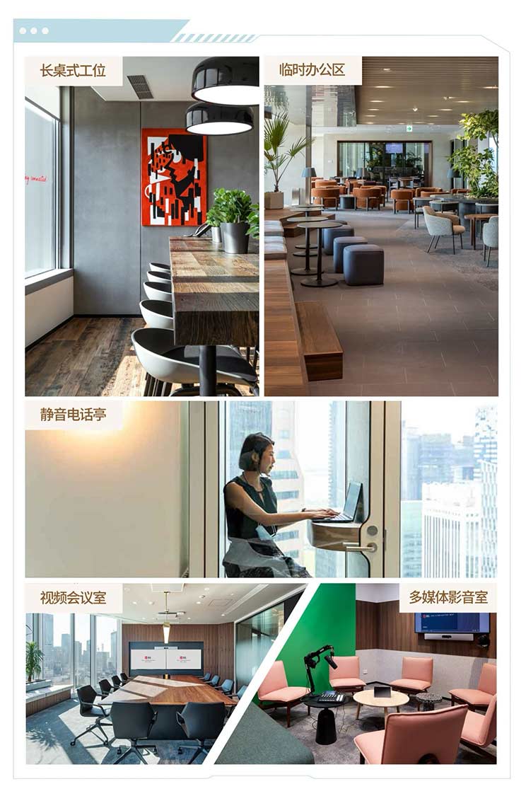 different office space