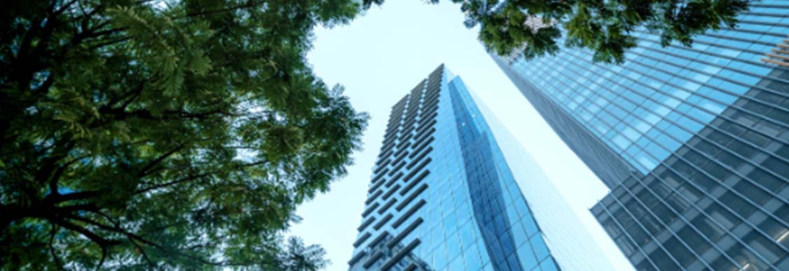 glass buildings