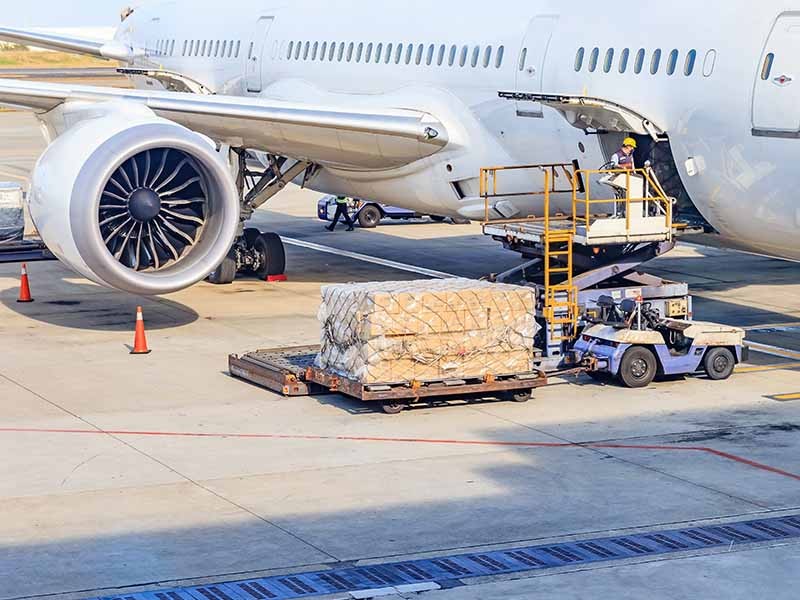 Loading packages on Airplane