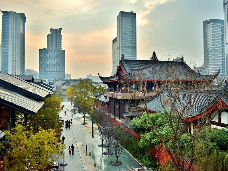 Buildings in Chengdu