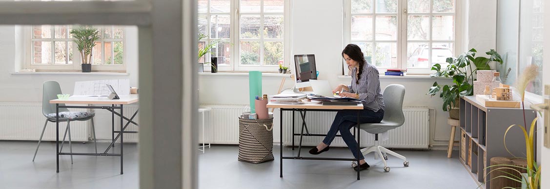 Women working at office