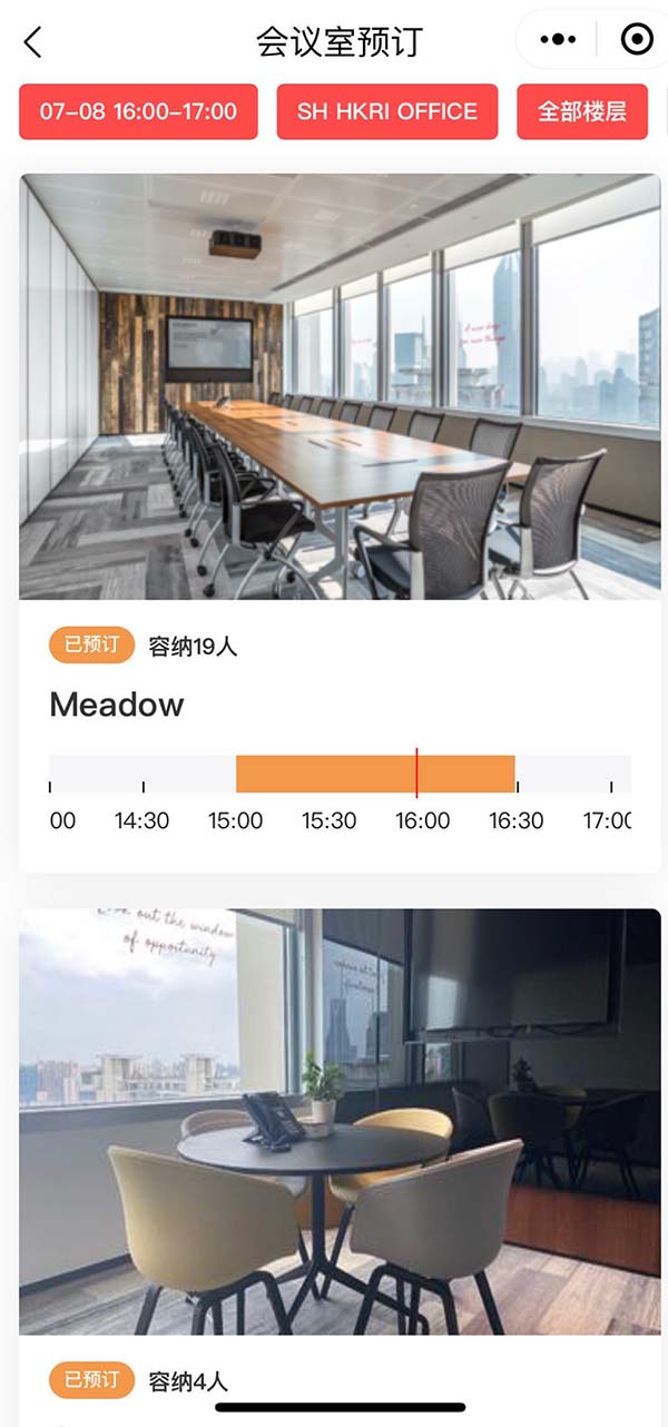 meeting room utilisation