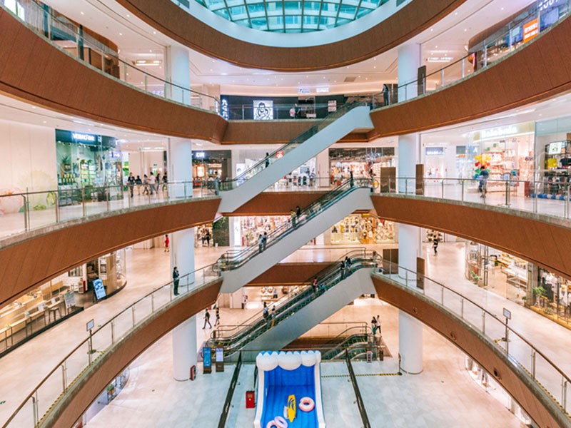 Shopping Mall Inside view