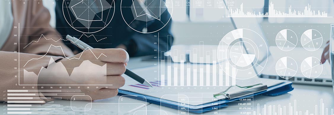 Picture depicting charts and analysis