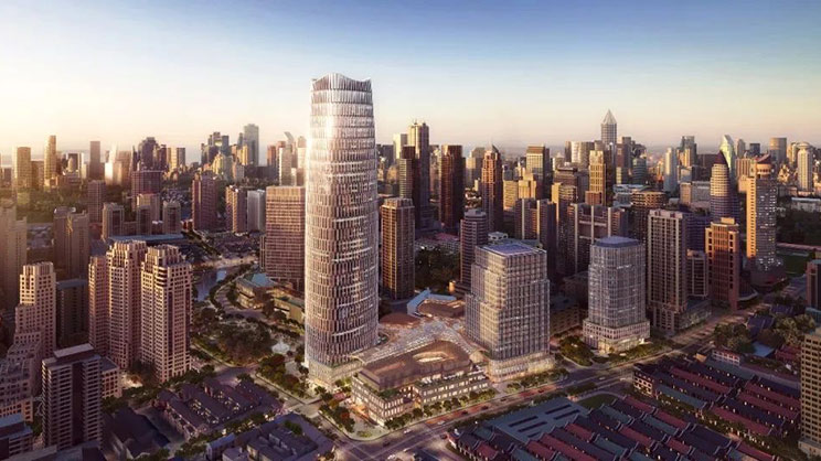 Conceptual image of CPIC Xintiandi Commercial Center