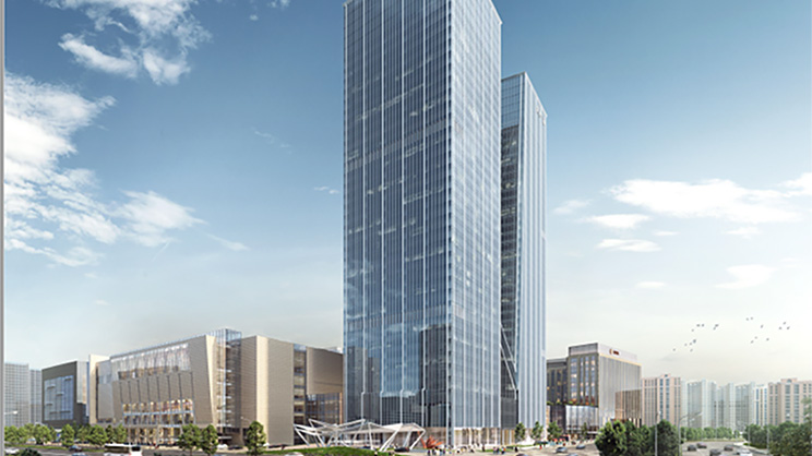 Conceptual image of the XInda Office building