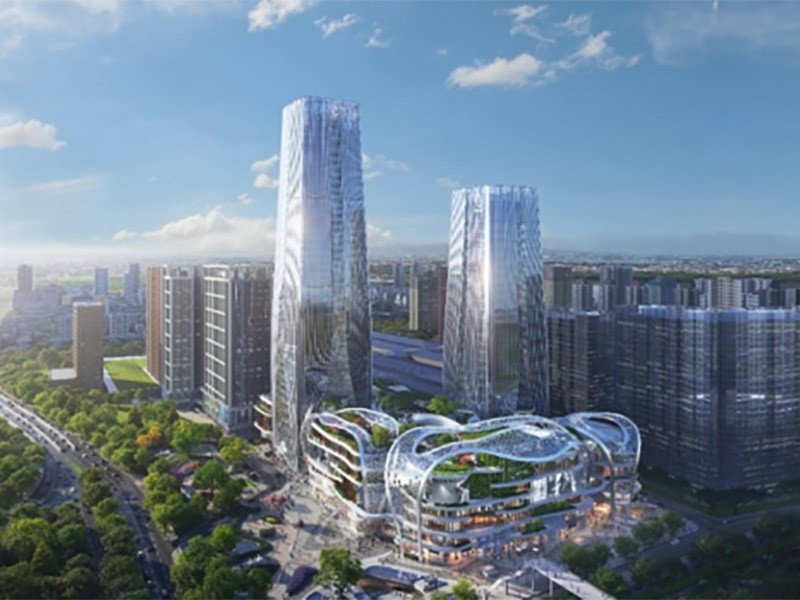 Conceptual image of the Xi’an Nanfeihong Lehui Centre