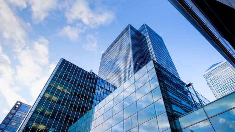 glass buildings