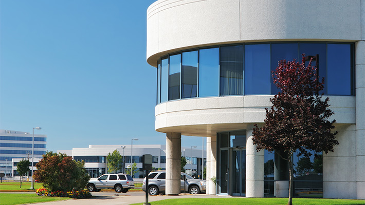 Outside view of a building