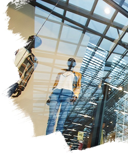 Retail shops window