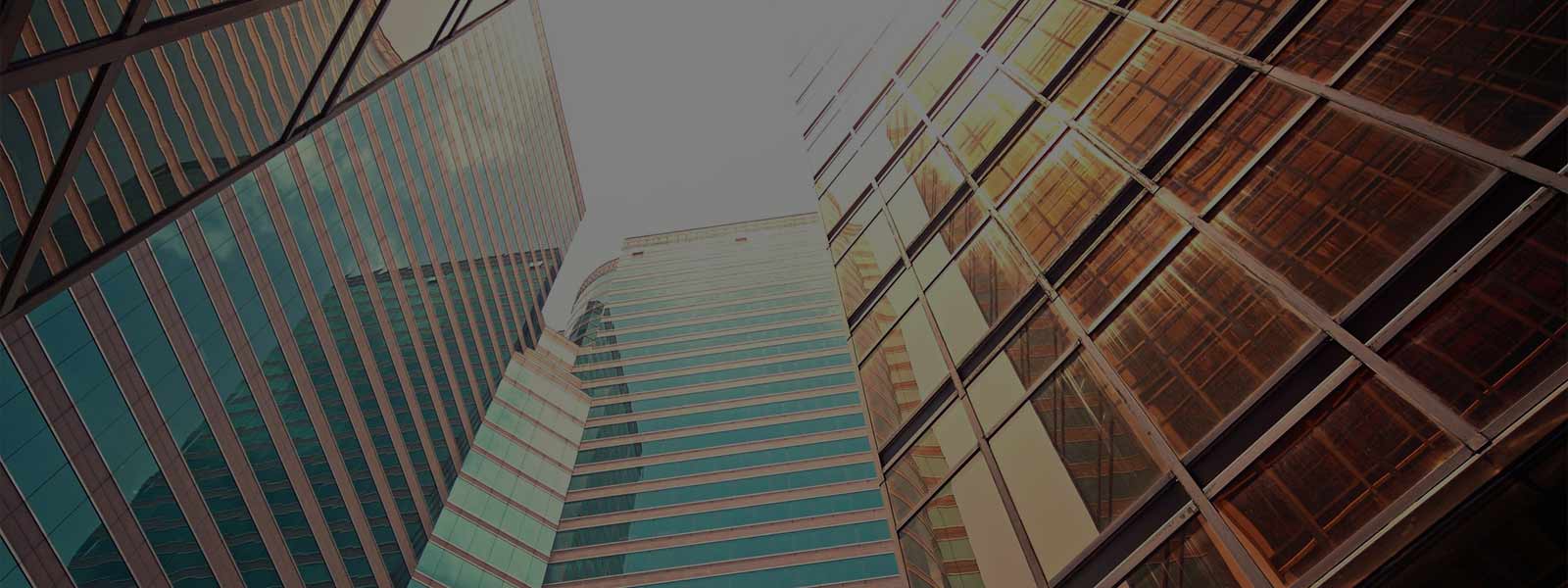 Glass building