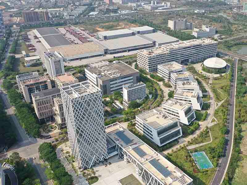 Aerial photography of Pingshan National Bio-industry Base in Shenzhen