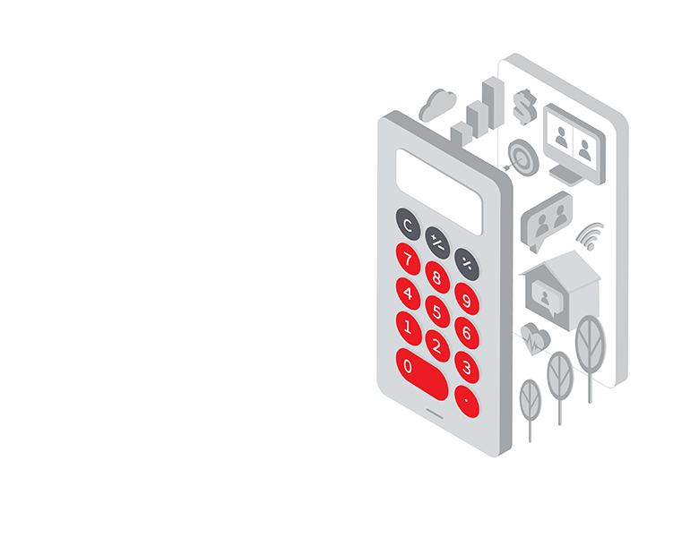 3d calculator view