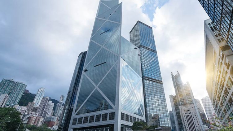 CBD skyscraper in Hong Kong