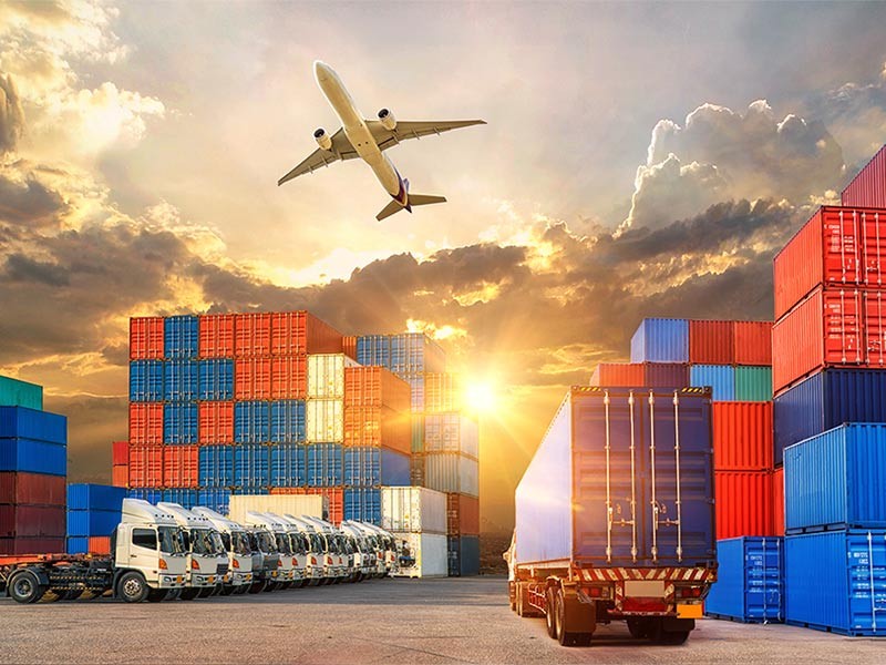 Transportation of container