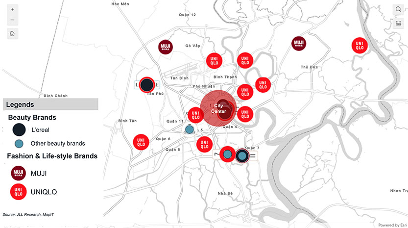 Retail brands location approach