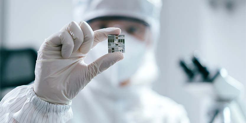 Microchip in lab