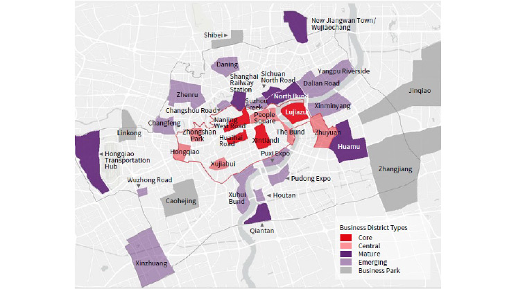 Shanghai office map