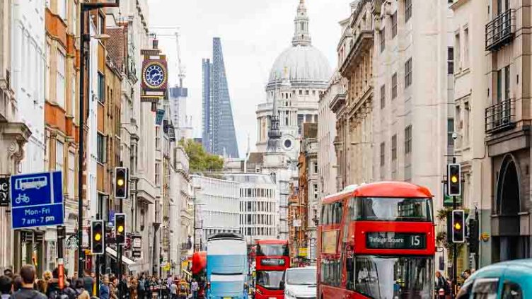 London City and Street view