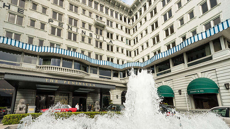 View of fountain outside of the building - The Peninsula